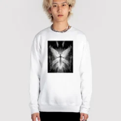 Be Not Afraid Sweatshirt -Deals Mode Raft Store BeNotAfraidSweatshirt3whit