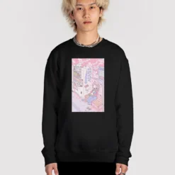 Cherry Blossom Rain Sweatshirt -Deals Mode Raft Store CherryBlossomRainhoodieblkfullsize 92d94546 8722 469d bbb2 a7b819cee9ae