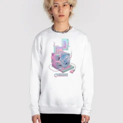 Commodore 666 Sweatshirt -Deals Mode Raft Store Comoddore666 sweat wht fullsize