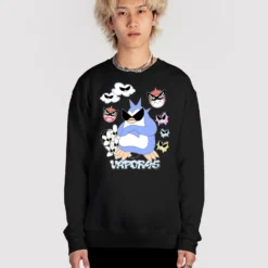 Crimewave Sweatshirt -Deals Mode Raft Store Crimewavesweatblkfullsize