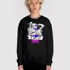 Cybervision Sweatshirt -Deals Mode Raft Store Cybervision sweat purple blk fullsize