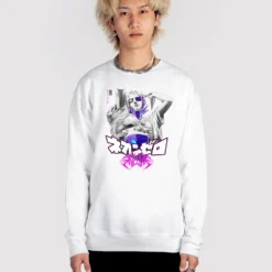 Cybervision Sweatshirt -Deals Mode Raft Store Cybervision sweat purple wht fullsize