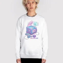 Dreamcube Sweatshirt -Deals Mode Raft Store DreamCube sweat Wht fullsize