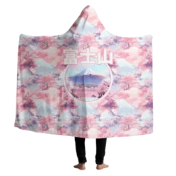 Fujisan Hooded Blanket