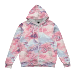Fujisan Zip Up Hoodie