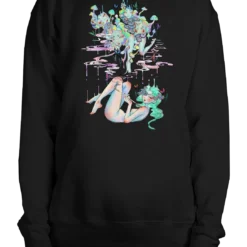 Fungi Fantasy Sweatshirt -Deals Mode Raft Store FungyFantasysweatblk