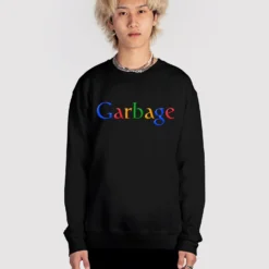 Garbage.com Sweatshirt -Deals Mode Raft Store Garbage sweat blk fullsize