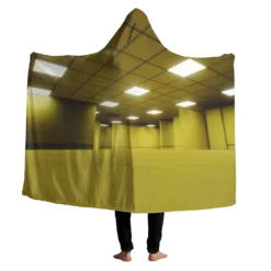 Backrooms Hooded Blanket