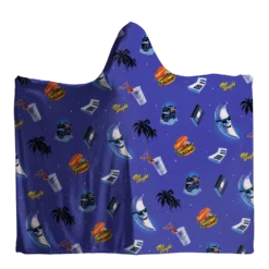 Late Night Delight Hooded Blanket -Deals Mode Raft Store HoodedBlanketLateNightDelight