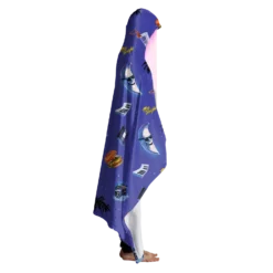 Late Night Delight Hooded Blanket -Deals Mode Raft Store HoodedBlanketsideLateNightDelight