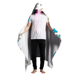 In Flight Hooded Blanket -Deals Mode Raft Store InflightHoodedBlanketwhitefront