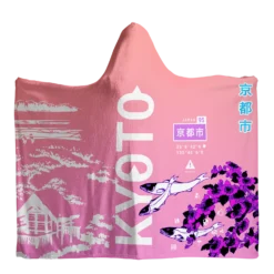 Kyoto Koi Hooded Blanket -Deals Mode Raft Store KyotoKoiHoodedBlanket