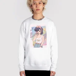 Late 80s Sweatshirt -Deals Mode Raft Store Late80s sweat wht fullsize