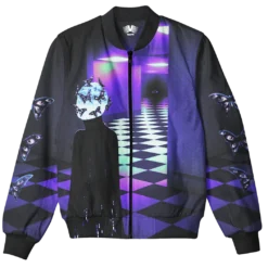 Layers Beneath Bomber Jacket