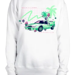 Lightbeam Travel Sweatshirt -Deals Mode Raft Store LightbeamSweatWHT
