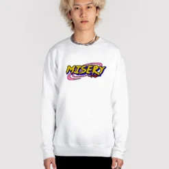 Misery Sweatshirt -Deals Mode Raft Store Miserysweatwhtfullsize