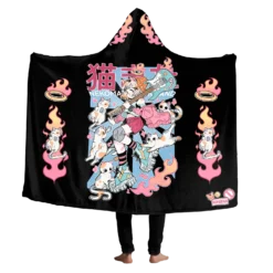 Nekomata Hooded Blanket