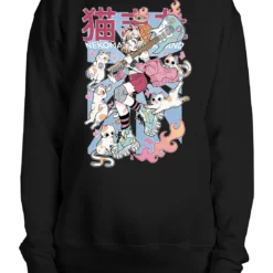 Nekomata Sweatshirt -Deals Mode Raft Store NekomataSweatshirtV2black