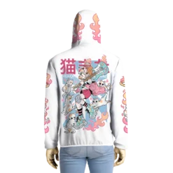 Nekomata Windbreaker -Deals Mode Raft Store NekomataWHTWindbreaker 3