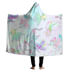 Nishikigoi Hooded Blanket