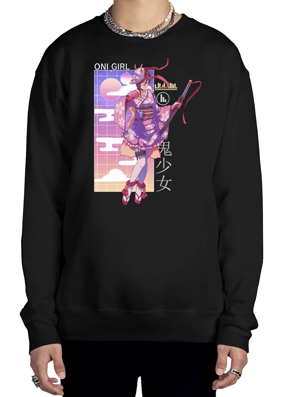 Oni Girl Sweatshirt 2 Oni Girl Sweatshirt - Image 2