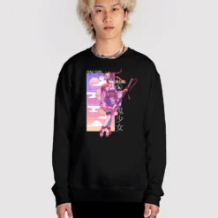 Oni Girl Sweatshirt 7 Oni Girl Sweatshirt -Deals Mode Raft Store OniGirl sweat blk fullsize