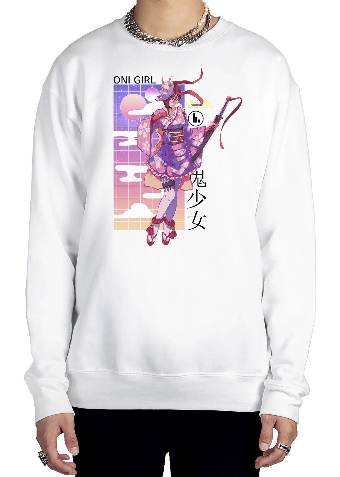 Oni Girl Sweatshirt 1 Oni Girl Sweatshirt