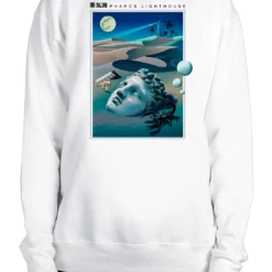 Pharos Lighthouse Sweatshirt -Deals Mode Raft Store PharosLighthouse sweat wht
