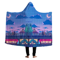 Ramen Village Hooded Blanket