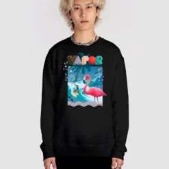 Ride The Wave Sweatshirt -Deals Mode Raft Store RideTheWave sweatshirt blk fullsize