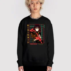 Sailor Saturn Sweatshirt -Deals Mode Raft Store SailorSaturn sweat red blk fullsize