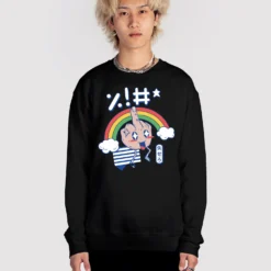 Salutations! Sweatshirt -Deals Mode Raft Store Salutations Sweat blk fullsize