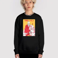 Samurai Ultraman Sweatshirt -Deals Mode Raft Store SamuraiUltraman Sweat Blk fullsize
