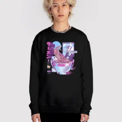 Sauce.exe Sweatshirt -Deals Mode Raft Store SauceExe sweat blk fullsize
