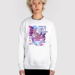 Sauce.exe Sweatshirt -Deals Mode Raft Store SauceExe sweat wht fullsize