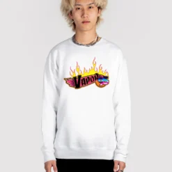 Straight Heat Sweatshirt -Deals Mode Raft Store StraightHeatsweatshirtwhtfullsize