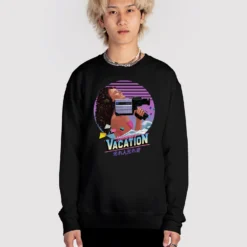 Summer Vacation Sweatshirt -Deals Mode Raft Store SummerVacation sweat blk fullsize