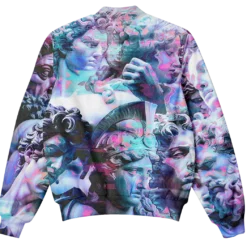 Summum Bomber Jacket -Deals Mode Raft Store Summumglitcgbomberback