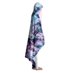 Summum Hooded Blanket -Deals Mode Raft Store SummumglitchedHoodedBlanketside