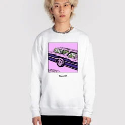 Swag Wagon Sweatshirt -Deals Mode Raft Store SwagWagon sweat wht fullsize