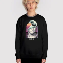 The Aesthetic Mind Sweatshirt -Deals Mode Raft Store TheAestheticMind sweat blk fullsize