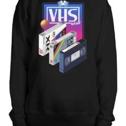 VHS World Sweatshirt -Deals Mode Raft Store VHSWorldblackSweatshirtMan product mockup