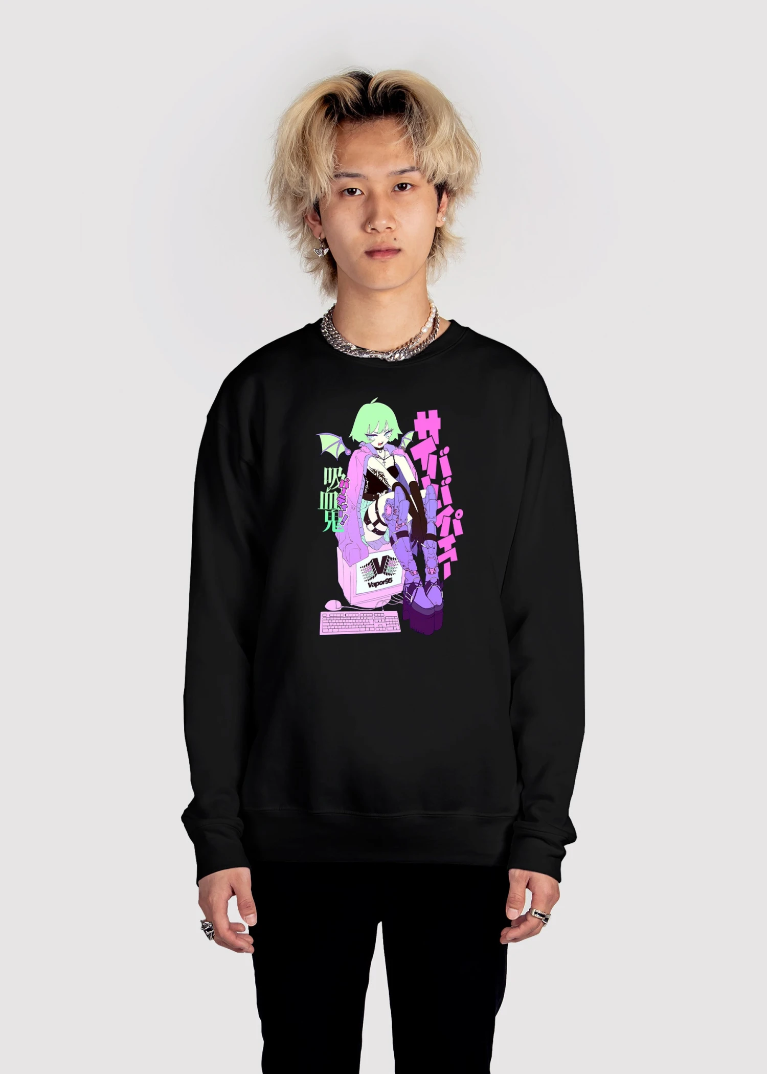 Vampire Party Sweatshirt 2 Vampire Party Sweatshirt - Image 2