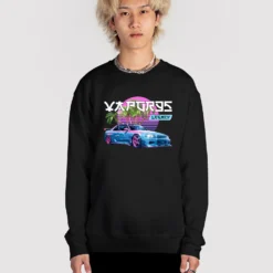 Legacy Racer Sweatshirt -Deals Mode Raft Store Vapor95LegacySweatshirtBLKfullsize