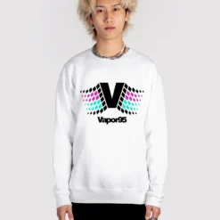 Vapor95 Legacy Sweatshirt -Deals Mode Raft Store Vapor95 sweat wht fullsize