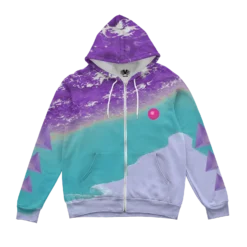 Frequency Modulation Zip Up Hoodie