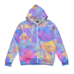 Hyper Blossom Zip Up Hoodie