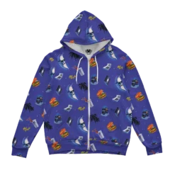 Late Night Delight Zip Up Hoodie