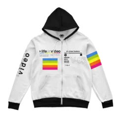 Life On Video Zip Up Hoodie