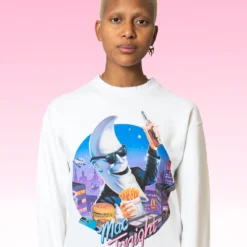 Mac Tonight Sweatshirt -Deals Mode Raft Store mactonightwhiteGraphicsweaters